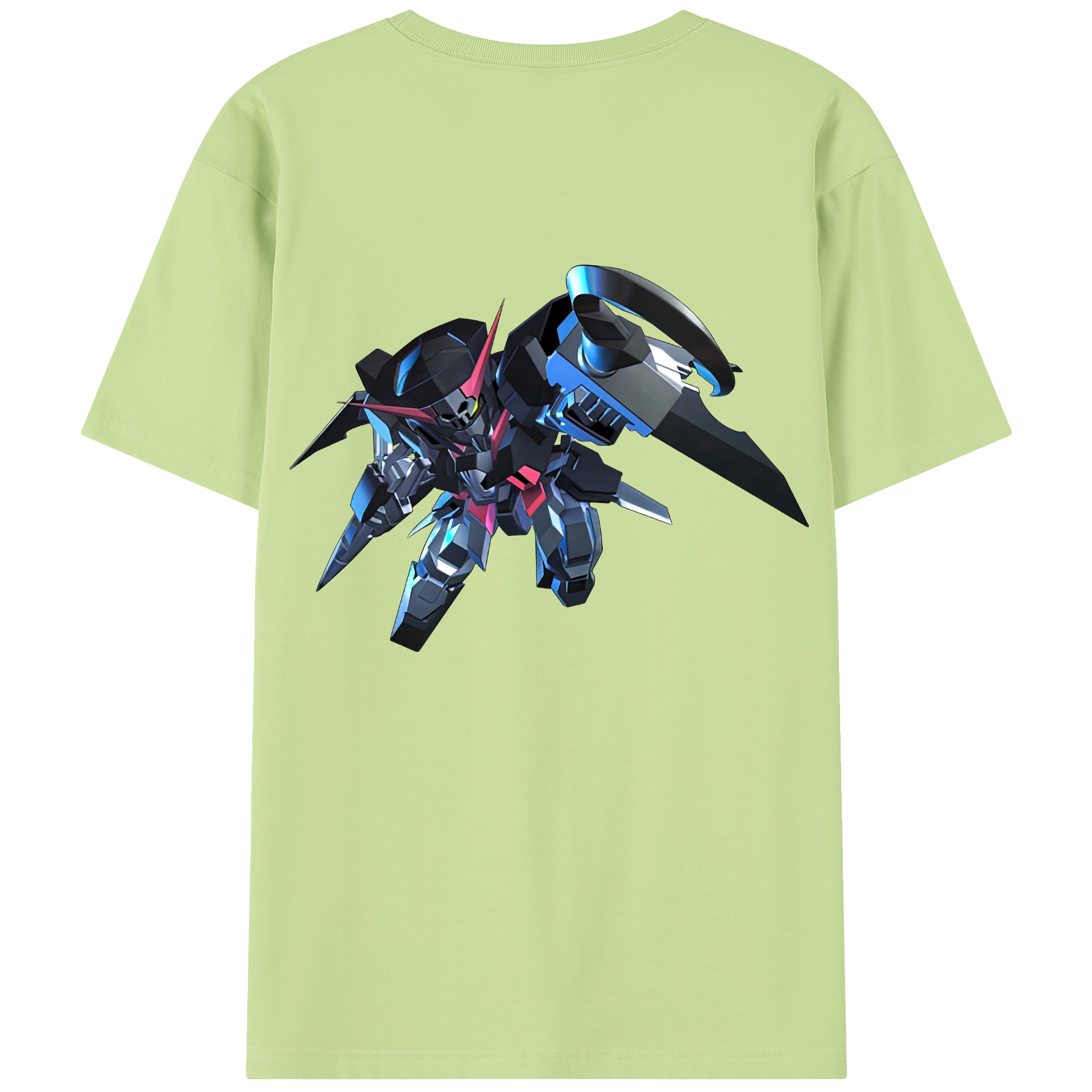 （画像用） 機動戦士ガンダム Mobile Suit Gundam 綿100％半袖Tシャツ（背面プリント）